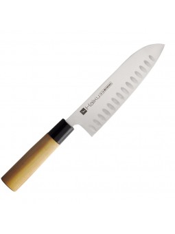 Couteau Santoku alvéolé...