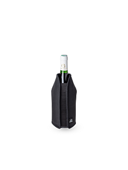 Rafraîchisseur de Bouteille Vin 23cm Noir